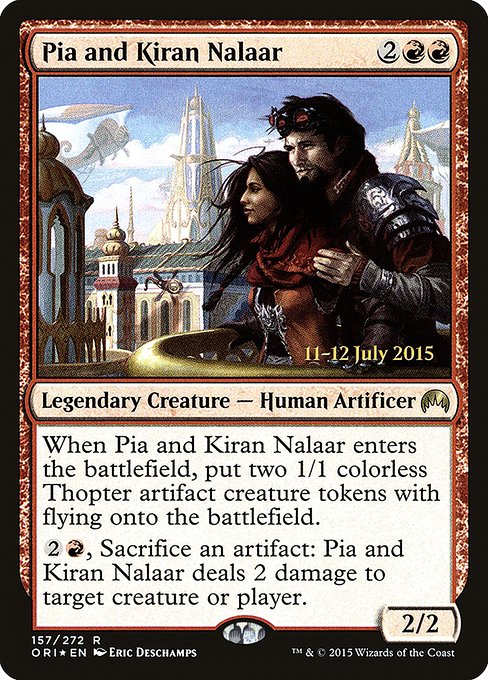 Pia and Kiran Nalaar (157s) [Magic Origins Promos]