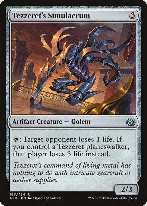 Tezzeret's Simulacrum (193) [Aether Revolt]
