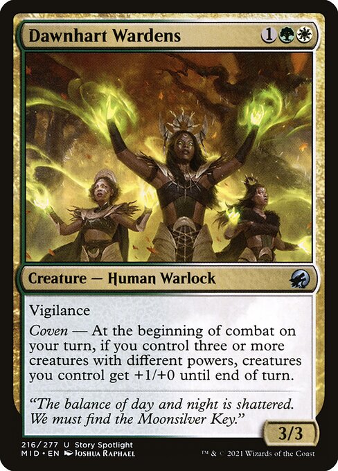 Dawnhart Wardens (216) [Innistrad: Midnight Hunt]
