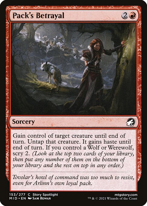 Pack's Betrayal (153) [Innistrad: Midnight Hunt]
