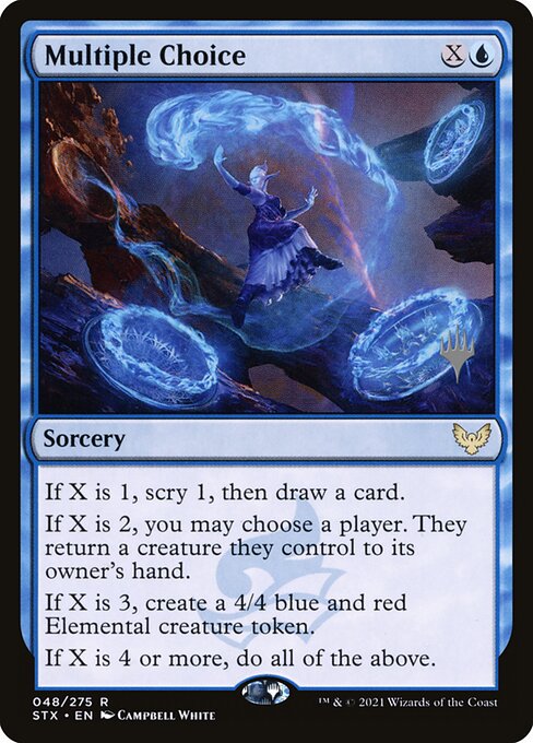 Multiple Choice (48p) [Strixhaven: School of Mages Promos]