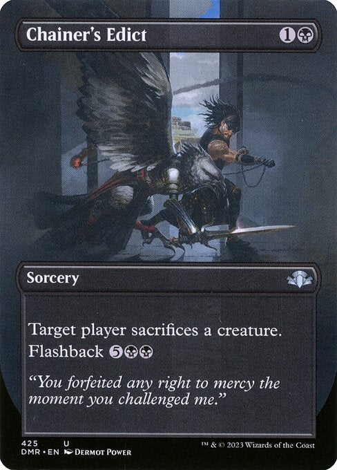 Chainer's Edict (425) [Dominaria Remastered] [Borderless]