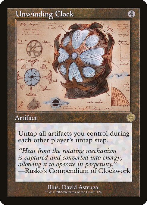 Unwinding Clock (124) [The Brothers' War Retro Artifacts]