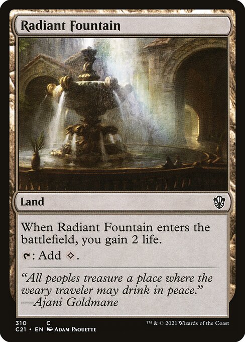 Radiant Fountain (310) [Commander 2021]
