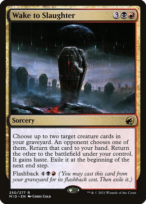 Wake to Slaughter (250) [Innistrad: Midnight Hunt]