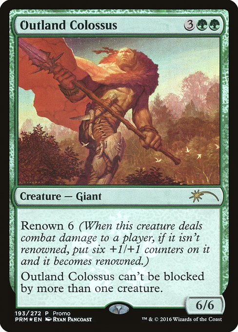 Outland Colossus (193★) [Magic Origins Promos]