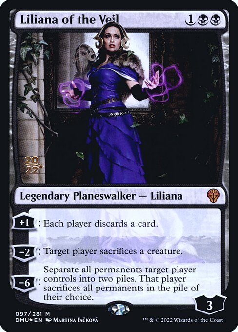 Liliana of the Veil (97s) [Dominaria United Promos]