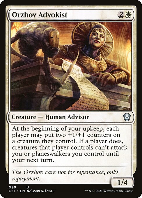 Orzhov Advokist (99) [Commander 2021]