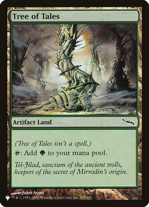 Tree of Tales (MRD-285) [The List]