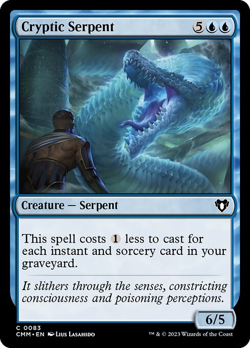 Cryptic Serpent (83) [Commander Masters]