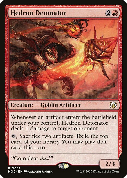 Hedron Detonator (31) [March of the Machine Commander]