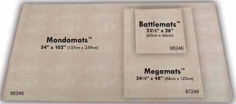 Megamat 1" Reversible 34.5" X 48" SQ/HX Wet Erase image 1