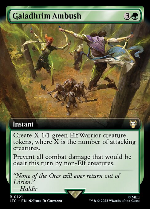 Galadhrim Ambush (121) [Tales of Middle-earth Commander] [Extended Art]
