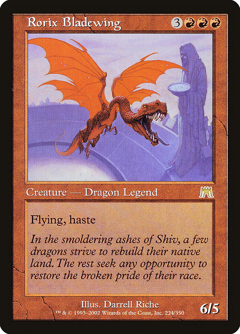 Rorix Bladewing (224) [Onslaught]