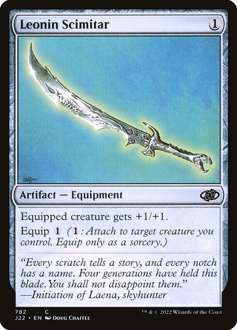 Leonin Scimitar (782) [Jumpstart 2022]