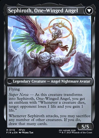 Sephiroth, Fabled SOLDIER (115) [Prerelease Cards] Reverse
