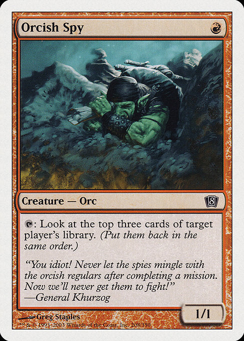 Orcish Spy (208) [Eighth Edition]