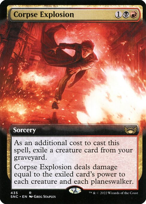 Corpse Explosion (435) [Streets of New Capenna] [Extended Art]