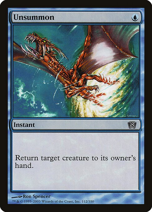Unsummon (112★) [Eighth Edition]