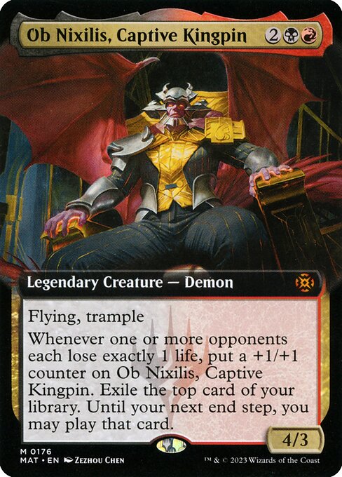 Ob Nixilis, Captive Kingpin (176) [March of the Machine: The Aftermath] [Extended Art]