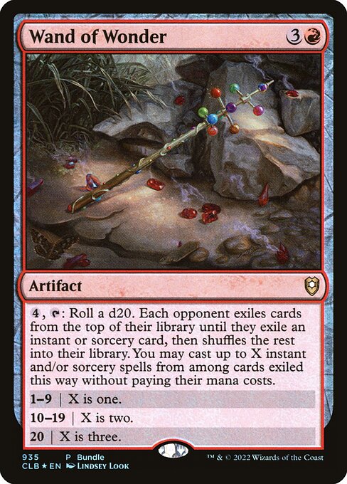 Wand of Wonder (935) [Commander Legends: Battle for Baldur's Gate]