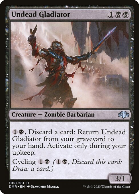 Undead Gladiator (105) [Dominaria Remastered]
