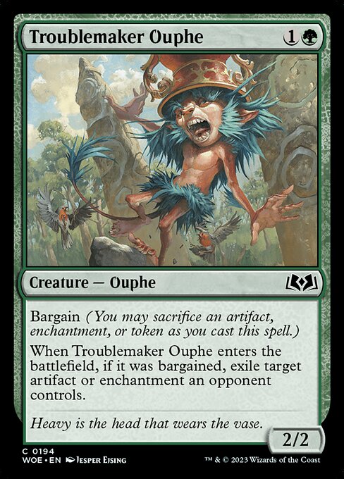 Troublemaker Ouphe (194) [Wilds of Eldraine]