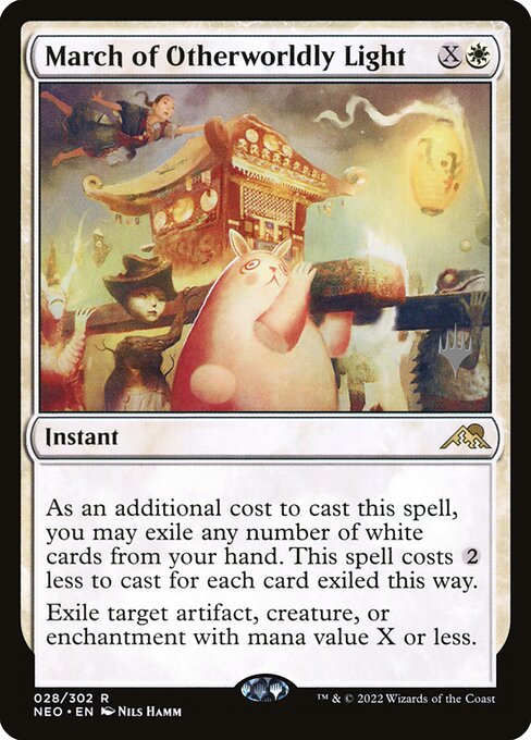 March of Otherworldly Light (28p) [Kamigawa: Neon Dynasty Promos]