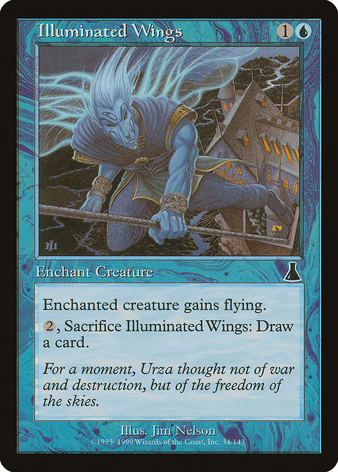 Illuminated Wings (34) [Urza's Destiny]