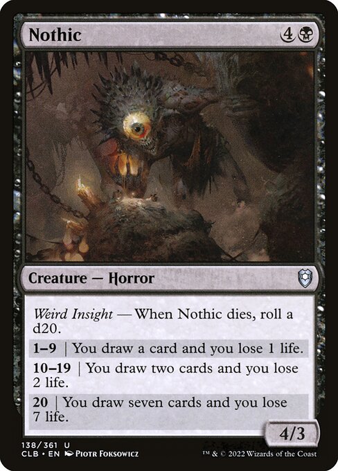 Nothic (138) [Commander Legends: Battle for Baldur's Gate]