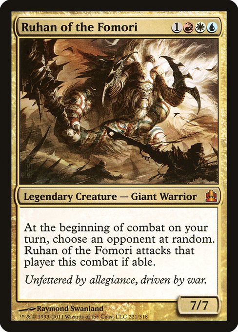Ruhan of the Fomori (221) [Commander 2011]