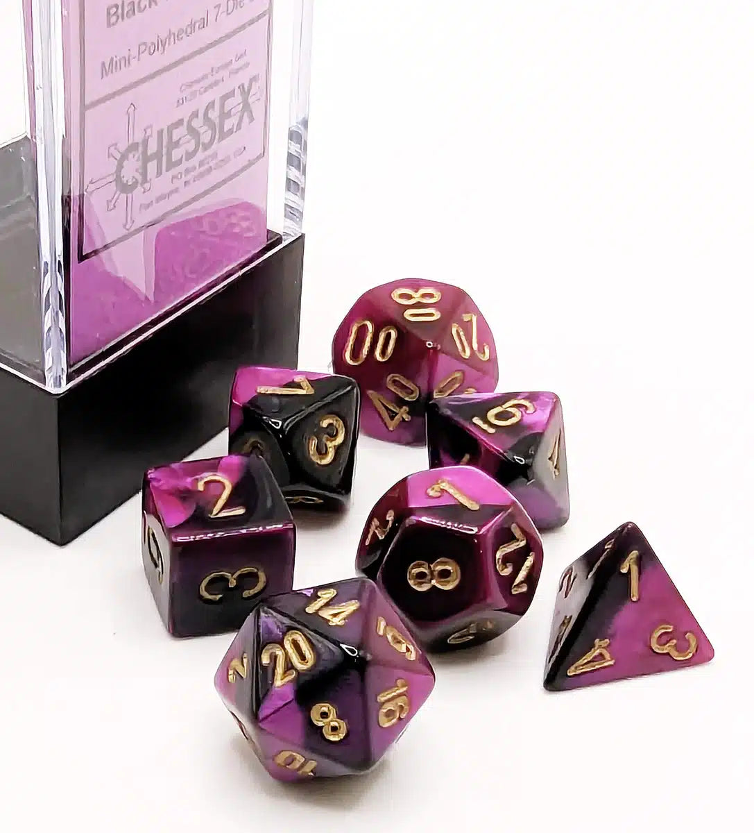 CHX20640 Mini Black-Purple/Gold Gemini 7PC image 0