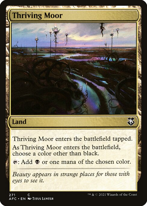Thriving Moor (271) [Forgotten Realms Commander]
