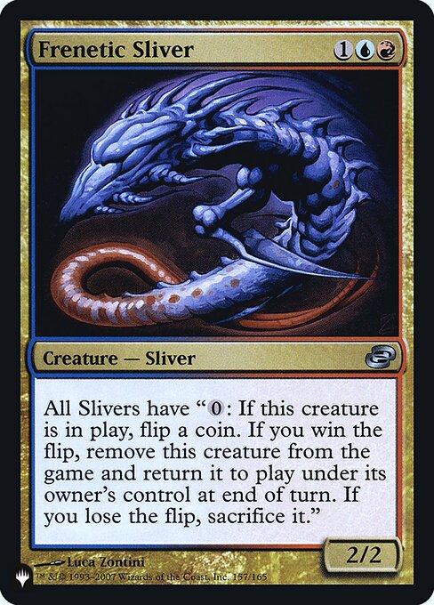 Frenetic Sliver (PLC-157) [The List]