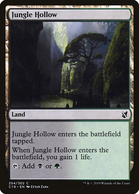 Jungle Hollow (254) [Commander 2019]