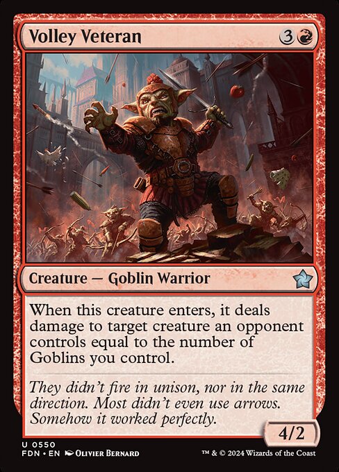 Volley Veteran (550) [Foundations]