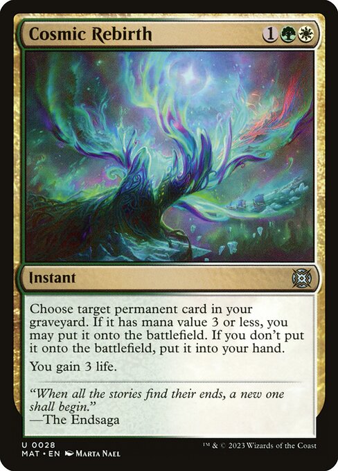 Cosmic Rebirth (28) [March of the Machine: The Aftermath]