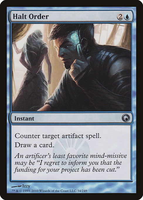 Halt Order (34) [Scars of Mirrodin]