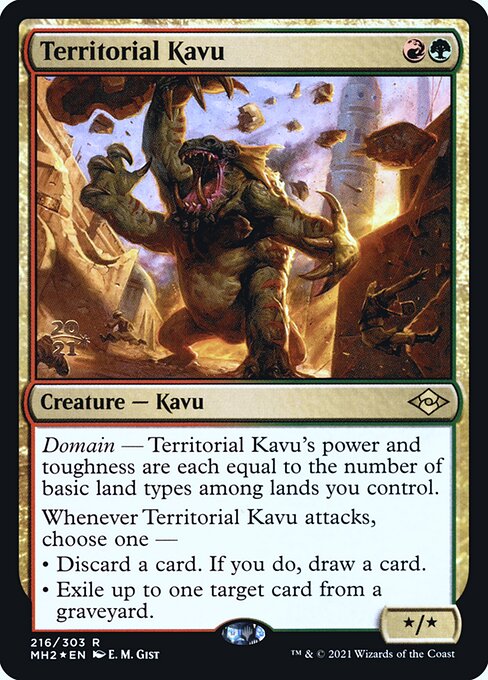 Territorial Kavu (216s) [Modern Horizons 2 Promos]