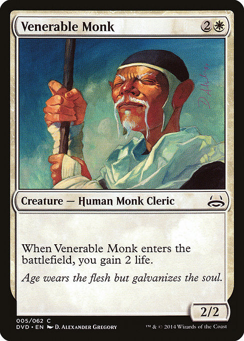 Venerable Monk (5) [Duel Decks Anthology: Divine vs. Demonic]