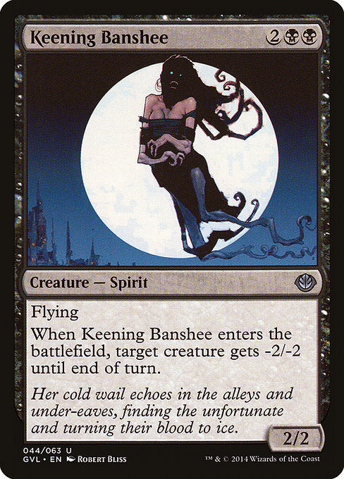 Keening Banshee (44) [Duel Decks Anthology: Garruk vs. Liliana]