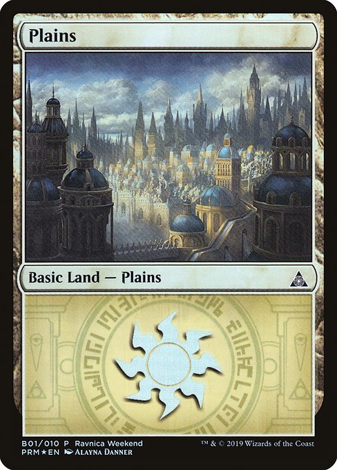 Plains (B01) [RNA Ravnica Weekend]