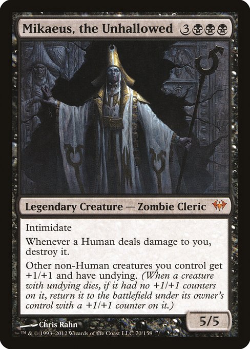 Mikaeus, the Unhallowed (70) [Dark Ascension]