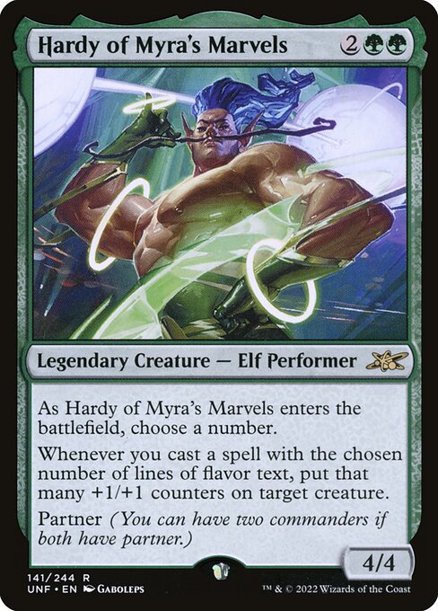 Hardy of Myra's Marvels (141) [Unfinity]