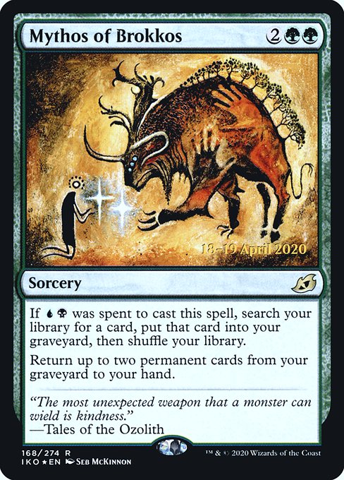 Mythos of Brokkos (168s) [Ikoria: Lair of Behemoths Promos]