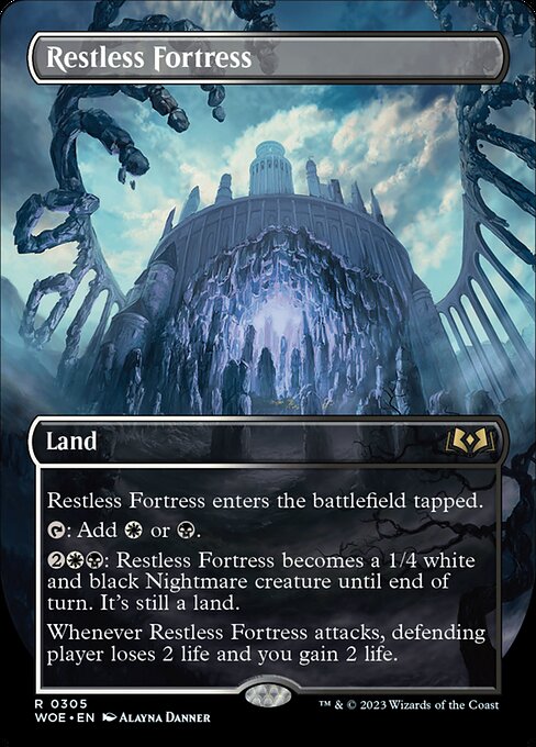 Restless Fortress (305) [Wilds of Eldraine] [Borderless]