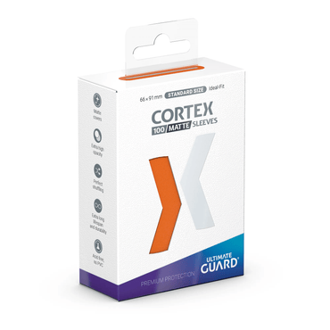 Ultimate Guard Cortex Orange Matte Sleeves 100ct image 0