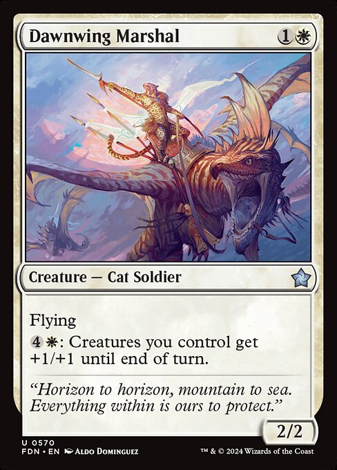 Dawnwing Marshal (570) [Foundations]