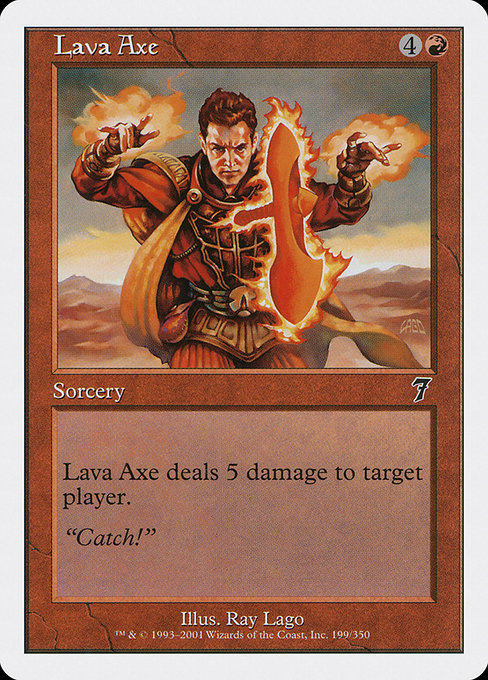 Lava Axe (199) [Seventh Edition]