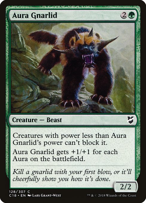 Aura Gnarlid (128) [Commander 2018]